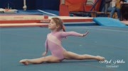 7岁小萝莉表演体操，好优美，小女孩真棒