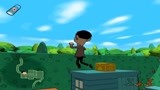 憨豆先生动画版冒险记：憨豆先生想找宝箱，但是跳不上去？？