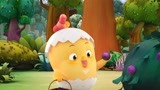 神奇鸡仔：黄小鸡在森林找吃的，发现一个钟表，居然能让时间暂停
