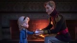 冰雪奇缘：爸爸帮艾尔莎戴上手套，说可以封闭她的魔法，真厉害