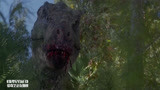 侏罗纪公园3：被两头大型食肉恐龙夹击，老外直接吓瘫了