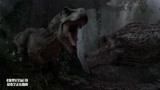 侏罗纪公园：双龙之战！霸王龙被一只棘龙咬断脖子！
