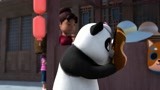 超级飞侠：熊猫宝宝在街上乱窜，超级飞侠通过脚印找到他