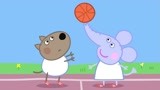 小猪佩奇：猪爸爸教得真好，大家都学会了打篮球，还打赢了大人们