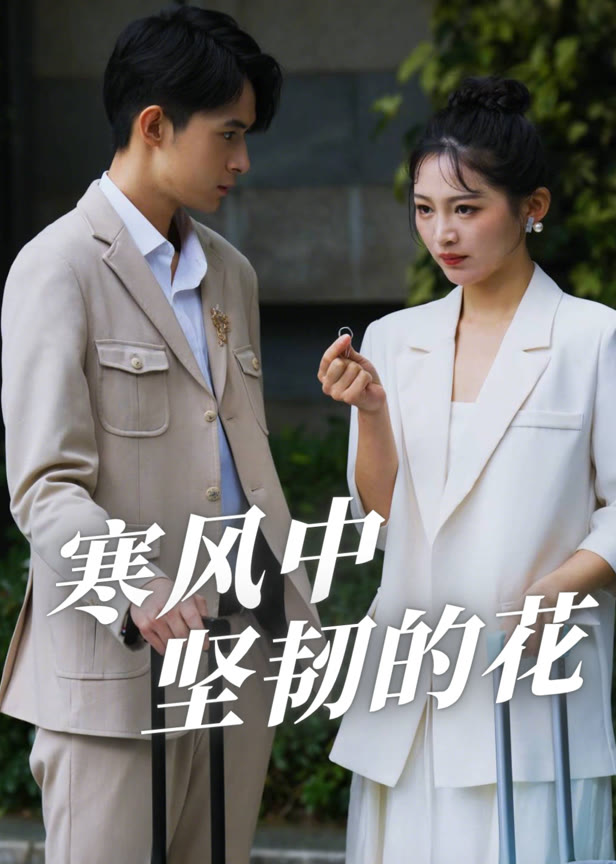 寒风中坚韧的花