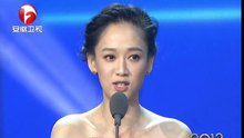 安徽跨年2013国剧盛典 陈乔恩获港台人气女演员