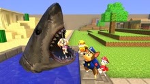 GMOD游戏汪汪队天天用铁棍能撑住鲨鱼的嘴吗？