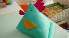 DIY小鸡抱枕的方法！