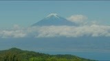 花牌情缘上之句：社团旅游，观赏富士山美景，学妹点出男主爱意