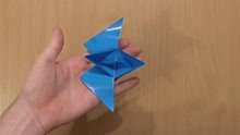 折纸一艘带翅膀的纸船