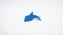 学习如何折纸小海豚