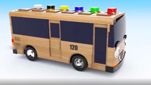 儿童玩具车总动员：超级漂亮的餐饮大巴车