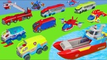 儿童乐高汽车：莱德的终极救援车，救出海上的汪汪队立大功队员！