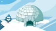 雪盖的房子里用木炭取暖会使雪融化吗