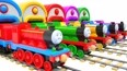 小火车教颜色 学习常用车辆和英语颜色单词