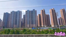 火车进入河南郑州市，看看郑州气派的城市建设和环境，
