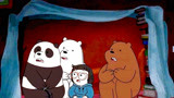咱们裸熊：熊熊们被克洛伊的故事吓到了，真的有鼻涕人吗。