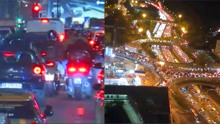 大逃离！法国封城大量市民连夜逃离巴黎，车辆拥挤造成交通大堵塞
