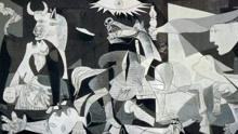 德军轰炸西班牙小镇，愤怒的毕加索，作出举世名画《格尔尼卡》