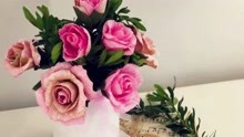 宣纸玫瑰花的制作方法！