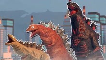 哥斯拉：红莲哥斯拉进化史，一只生活在海里的憨憨成长为怪兽之王