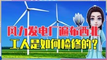 中国风力发电厂遍布西北，工人是如何检修的？简直堪比科幻大片