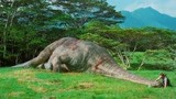 侏罗纪世界：暴虐霸王龙太残忍，杀死长颈龙不吃，竟然就为了好玩