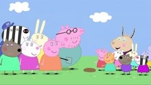 小猪佩奇：孩子们做时间胶囊，佩奇见到小猪爸爸，非常可爱！