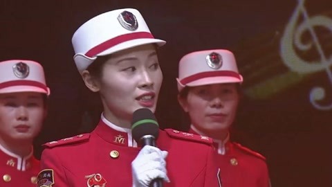 2019女民兵方队领队图片