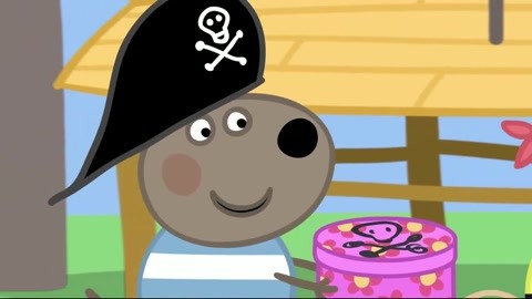 小猪佩奇6:小狗丹尼扮演海盗,巧遇佩奇和朋友们