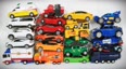 变形金刚的多种汽车玩具大箱