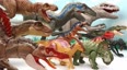 恐龙玩具朋友们的跑步比赛