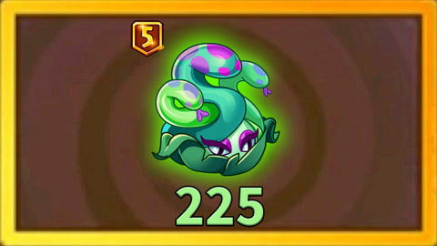 pvz2植物测评,万物皆可石化的蛇妖瓶子草!