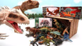 超大恐龙玩具和迷你恐龙大箱