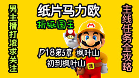 《纸片马力欧折纸国王》P18初到枫叶山，金色麦浪藏危险游戏攻略